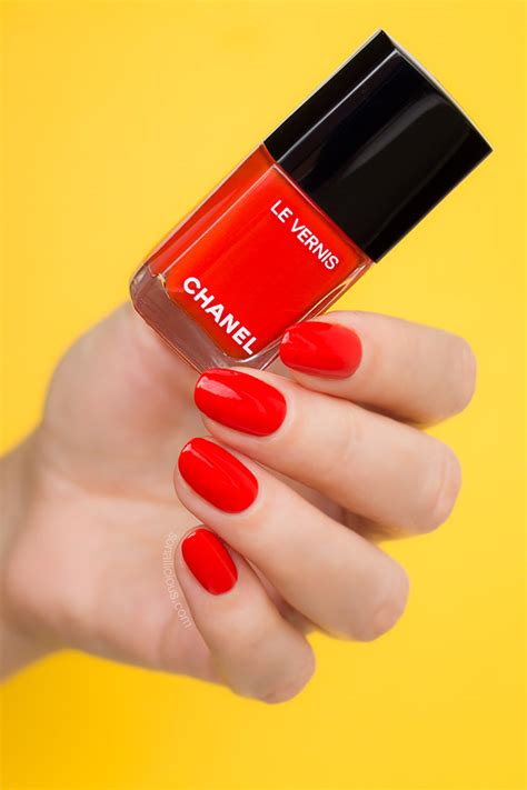 chanel nagellack orange|Chanel nail polish.